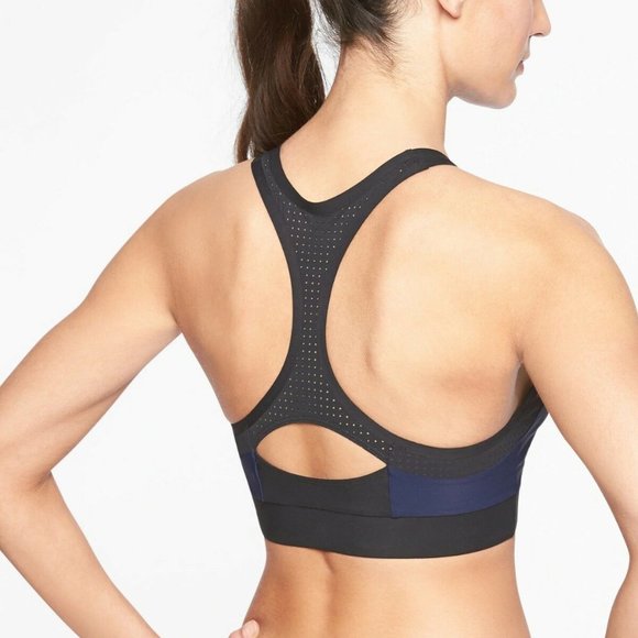 Athleta Bonaire Bikini Top size M Navy/Black - Picture 4 of 5